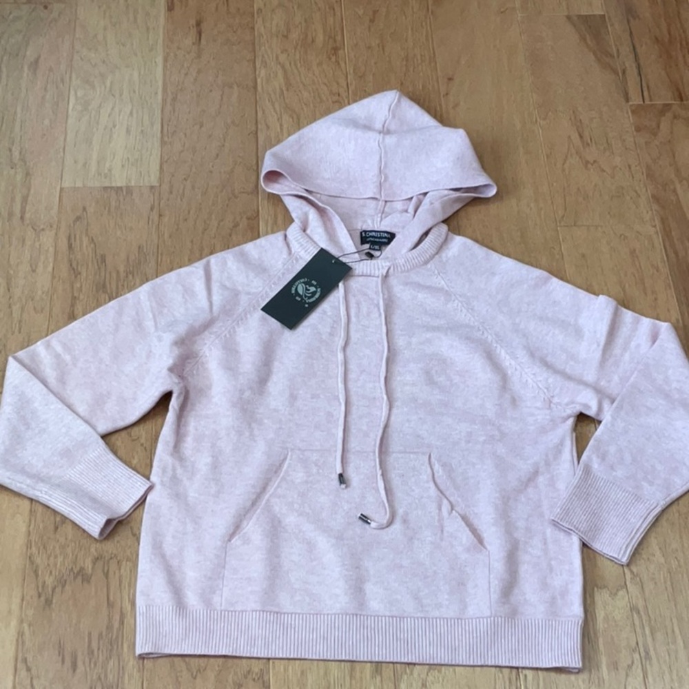 Beautiful Pink cashmere hoodie